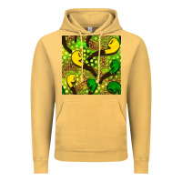 Vintage Mustard St. Patrick's pipe pattern digital paper Vintage Hoodie - BundleAndBundleShop