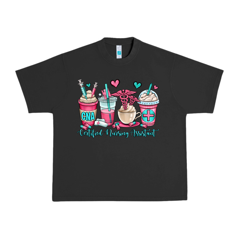 Cna Certified Nursing Assistant Coffee Cups Urban Heavy Tee by OliviaCreatesArt | Teevron