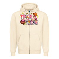 Sandshell trıck or treat Zipper Hoodie - AdoDesignShop