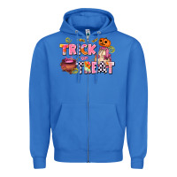 True Royal trıck or treat Zipper Hoodie - AdoDesignShop