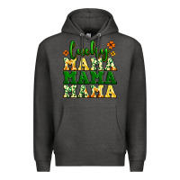 Charcoal Heather lucky mama mama mama  St. Patrick's Premium Hoodie - LillyAllenDesigns