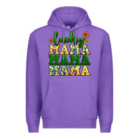Purple lucky mama mama mama  St. Patrick's Premium Hoodie - LillyAllenDesigns