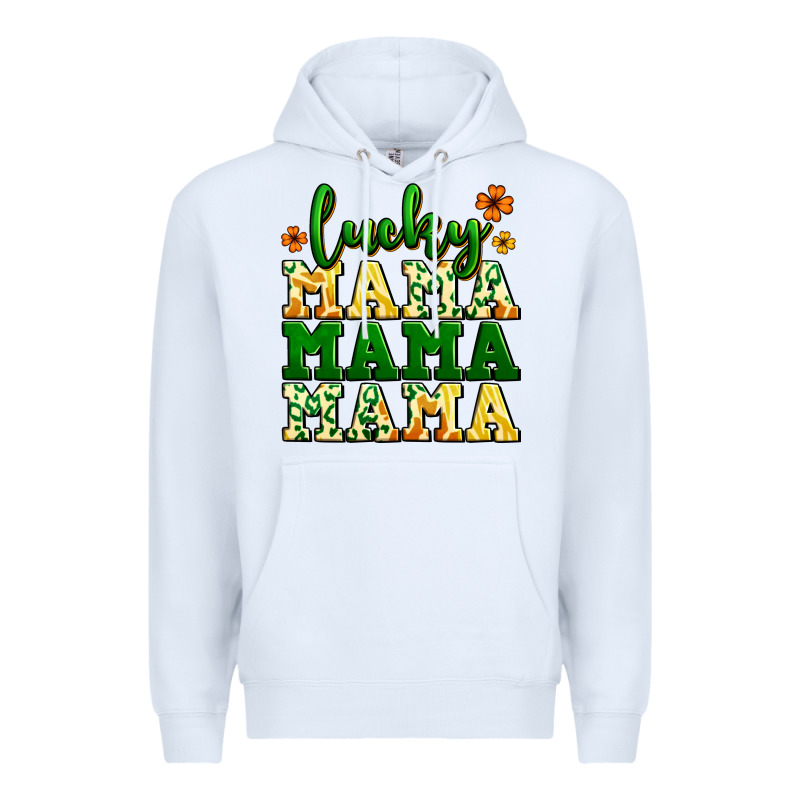 Lucky Mama Mama Mama  St. Patrick's Premium Hoodie by LillyAllenDesigns | Teevron