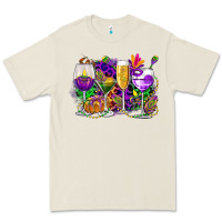 Bone mardi gras wine glasses cowgirl Premium Tee - CowGirlArtShop