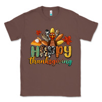 Chestnut happy thanksgiving Classic Tee - CowGirlArtShop