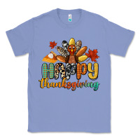 Colony Blue happy thanksgiving Classic Tee - CowGirlArtShop