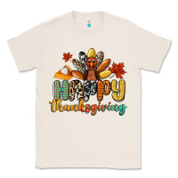 Natural happy thanksgiving Classic Tee - CowGirlArtShop