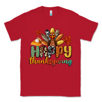 Red happy thanksgiving Classic Tee - CowGirlArtShop