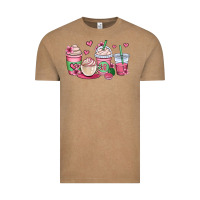 Vintage Coffee valentines day coffee cups Vintage Tee - OliviaCreatesArt