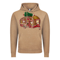 Vintage Coffee caravan gingerbread Vintage Hoodie - FaDigitalArtStudio
