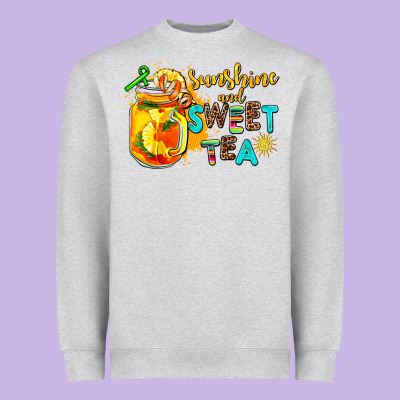 Sunshine And Sweet Tea Heavyweight Sweatshirt Designed By Adodesignshop