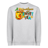 Heather Grey sunshine and sweet tea Heavyweight Sweatshirt - AdoDesignShop