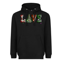 Black love christmas tree Heavyweight Hoodie - AdoDesignShop