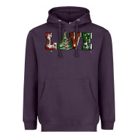 Plum love christmas tree Heavyweight Hoodie - AdoDesignShop