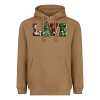 Toasted Coconut love christmas tree Heavyweight Hoodie - AdoDesignShop