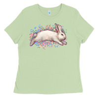 Matcha Easter Bunny leopard Easter Day Ladies Tee - HowdyJamesFarm