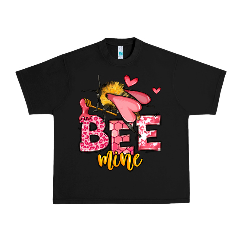Bee Mine Valentines Day Urban Heavy Tee by OliviaCreatesArt | Teevron