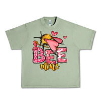 Oil Green Bee Mine Valentines Day Urban Heavy Tee - OliviaCreatesArt