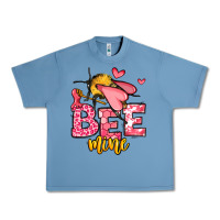 Pebble Blue Bee Mine Valentines Day Urban Heavy Tee - OliviaCreatesArt