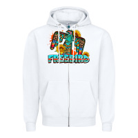 White freebird thunderbird Zipper Hoodie - AdoDesignShop