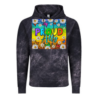 Cloud Black LGBTQ+ Proud Ally With Daisy Tumbler Vintage Hoodie - BundleAndBundleShop