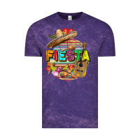 Cloud Purple Fiesta Vintage Tee - FaDigitalArtStudio