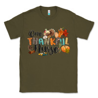 Army Green one thankful nurse Classic Tee - CowGirlArtShop
