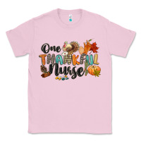 Bubblegum Pink one thankful nurse Classic Tee - CowGirlArtShop