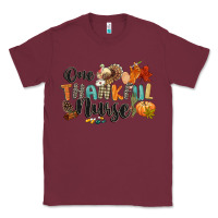 Burgundy one thankful nurse Classic Tee - CowGirlArtShop