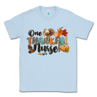 Dusty Blue one thankful nurse Classic Tee - CowGirlArtShop