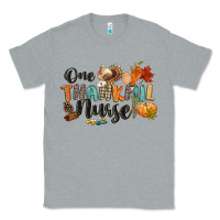 Heather Grey one thankful nurse Classic Tee - CowGirlArtShop