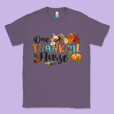 One Thankful Nurse Classic Tee Designed By Cowgirlartshop