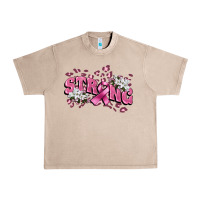 French Oak Strong Cancer Awareness Urban Heavy Tee - FaDigitalArtStudio