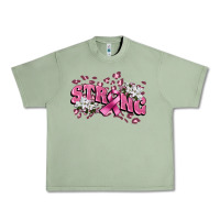 Oil Green Strong Cancer Awareness Urban Heavy Tee - FaDigitalArtStudio