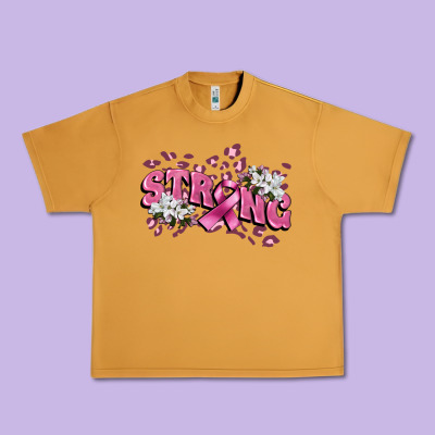 Strong Cancer Awareness Urban Heavy Tee Designed By Fadigitalartstudio