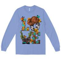 Western Love With Gun Long Sleeve Tee | Teevron