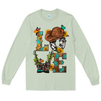 Matcha Western Love with Gun Long Sleeve Tee - BundleAndBundleShop
