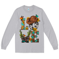 Moon Dust Western Love with Gun Long Sleeve Tee - BundleAndBundleShop
