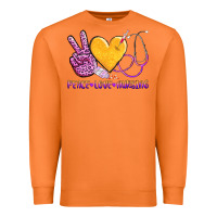 Carrot peace love nursing Premium Sweatshirt - AdoDesignShop