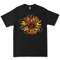 Black mardi gras sunflower Premium Tee - CowGirlArtShop