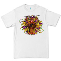 White mardi gras sunflower Premium Tee - CowGirlArtShop