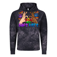 Cloud Black LGBTQ+ You Are Safe Here Vintage Hoodie - BundleAndBundleShop