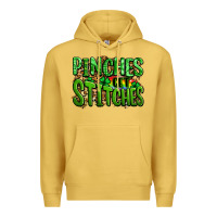 Antique Gold pinches get stitches st patricks Premium Hoodie - LillyAllenDesigns