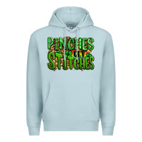Blue Mist pinches get stitches st patricks Premium Hoodie - LillyAllenDesigns