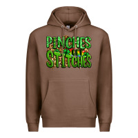 Chestnut pinches get stitches st patricks Premium Hoodie - LillyAllenDesigns
