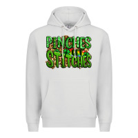 Dove Grey pinches get stitches st patricks Premium Hoodie - LillyAllenDesigns