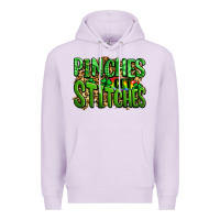 Lilac pinches get stitches st patricks Premium Hoodie - LillyAllenDesigns