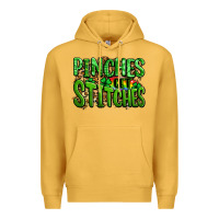 Mustard pinches get stitches st patricks Premium Hoodie - LillyAllenDesigns