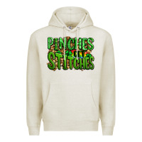 Oatmeal Heather pinches get stitches st patricks Premium Hoodie - LillyAllenDesigns