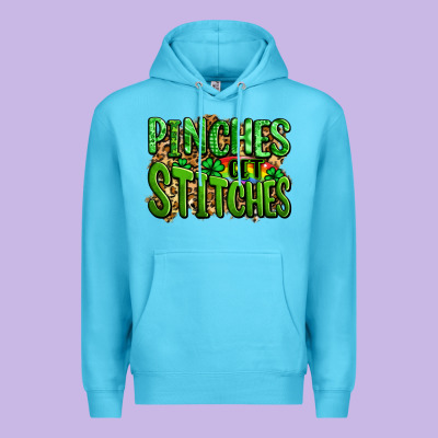 Pinches Get Stitches St Patricks Premium Hoodie Designed By Lillyallendesigns